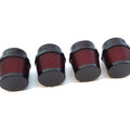Black & Red Foam 39mm Pod Filter set of 4 Honda CB500 CB550 won't hit the frame