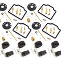 Ultimate Carburetor Repair Rebuild Kit & Floats - Honda CB750 CB750K - 1972-1976
