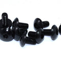 10 Pack m6 x 12mm Black Anodised Aluminium Fairing Bolts Motorcycle Bolt Screws