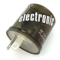 12V Electronic Turn Signal Flasher Relay - LED - 2 Prong - Round Style