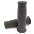 Motorcycle Grips Grey - 7/8" Bars Cafe Bobber Chopper Tracker Gray ATV Retro