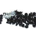 Yamaha Thundercat Yzf 600 Black Anodised Aluminium Fairing Bolt Clips Bolts Kit