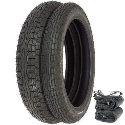 Irc GS-11 Tire Set - Honda CB/CL450K CB500K - Tires Tubes and Rim Strips