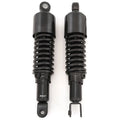 Black Shorty Rear Motorcycle Shocks 290mm 11 3/8" Honda Pair Lower Clevis