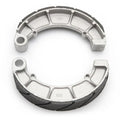 Grooved Rear Brake Shoes - Honda CB160 CL160 CB450 CL450 CB500 CB500T CB550 Pads