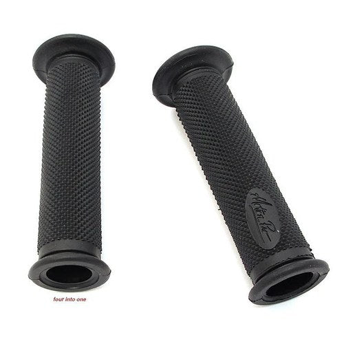 Motion Pro 01-1131 Road Control Open End Grips Black 7/8" Handlebar Motorcycle