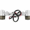 Polished Aluminum Turn Signals - Smoke Lens - Dual Filament - Honda Bobber Cafe