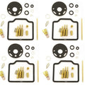 Carburetor Rebuild Kits -4 Pack Honda CB750F Super Sport 1975-1976