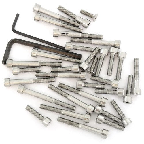 Stainless Steel Allen Bolt Set - Honda CB125S - 1981-1982 - 32 Bolts