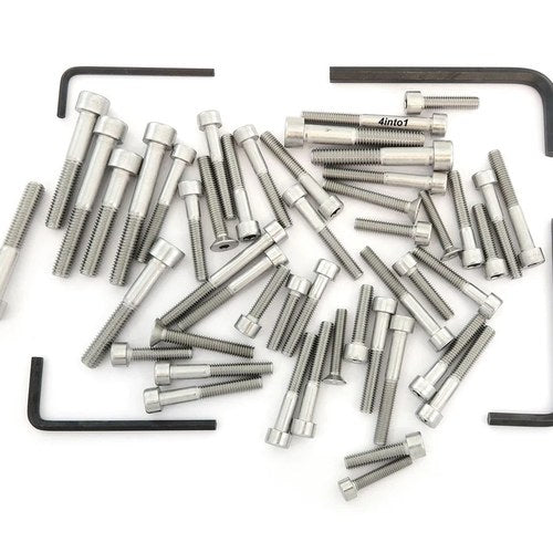 Stainless Steel Allen Bolt Set - Honda CJ360T CJ360 - 1976-1977 - 48 Bolts