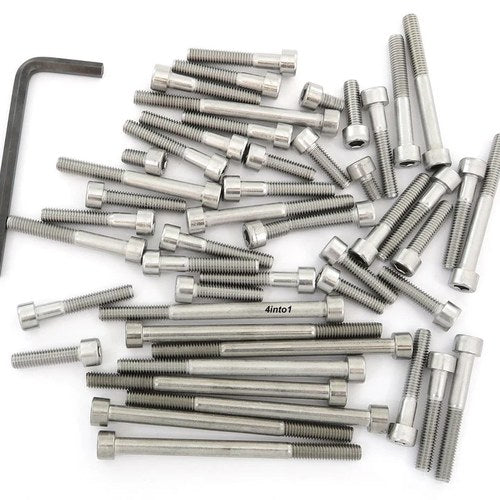Stainless Steel Allen Bolt Set - Honda GL1200 Gold Wing - 1984-1985 - 49 Bolts