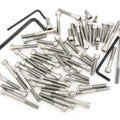 Stainless Steel Allen Bolt Set - Honda CB350F Four - 1972-1974 - 56 Bolts