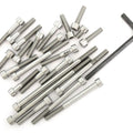 Stainless Steel Allen Bolt Set - Honda CR80R CR80 - 1980-1983 - 24 Bolts