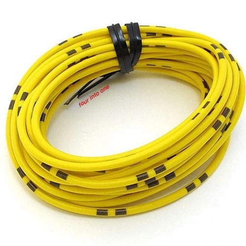 OEM Colored Electrical Wire 18 Gauge - 13' Roll - Yellow