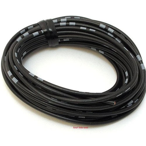 OEM Colored Electrical Wire 18 Gauge - 13' Roll - Black