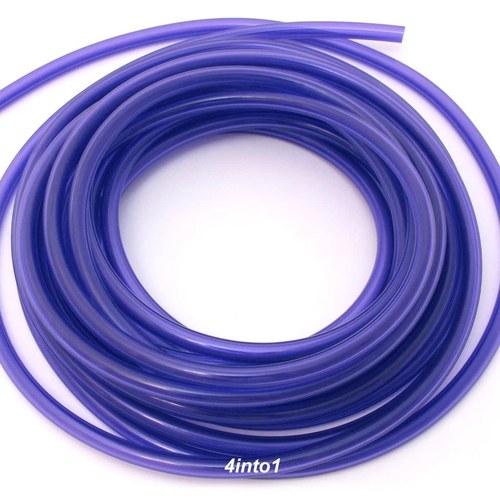 Helix Clear Purple 1/4" (6mm) Polyurethane Fuel Line 10' Feet 2x 5' Foot Lengths
