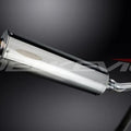 Delkevic 18" Stainless Steel Oval Slip On Muffler - Honda CBR250R 2011-2014