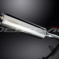 Delkevic 18" Stainless Steel Oval Muffler Slip On - Honda CB1100A 2013-2014