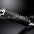 Delkevic 18" Carbon Fiber Oval Muffler Slip On - Honda VFR750 1994-1997