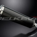 Delkevic 18" Carbon Oval Muffler Slip On - Honda CB1300 Super Four 2003-2010