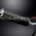 Delkevic 18" Carbon Fiber Oval Muffler Slip On - Honda CBR250R 2011-2014