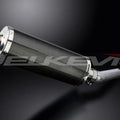 Delkevic 14" Carbon Fiber Oval Muffler Slip On - Honda CBR600 1991-1994