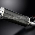 Delkevic 14" Carbon Fiber Oval Muffler Slip On - Honda VFR750 1994-1997