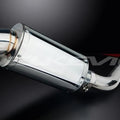 Delkevic 9" Stainless Oval Muffler Slip On - Honda VFR800F Interceptor 2014-2015