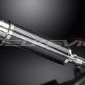 Delkevic 14" Carbon Fiber Muffler Slip On - Honda NC700X ABS 2011-2017