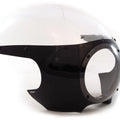 Cafe Racer Motorcycle Fairing - Black - Clear Windshield