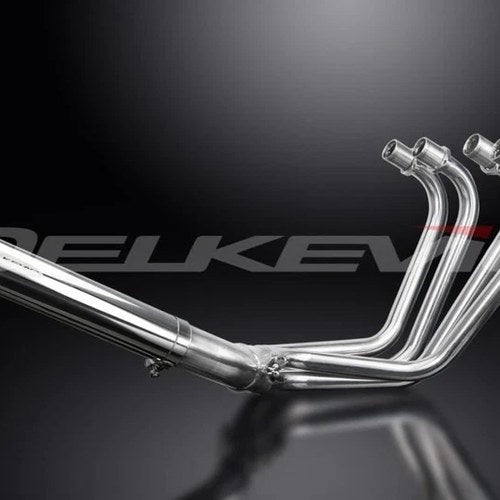 Delkevic Complete 4-1 Stainless Exhaust Muffler Kawasaki KZ1000 Mkii 1977-19778