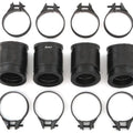 Rubber Intake Insulator & Clamp Set - Honda CB750 - 1970-1976