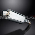 Delkevic 9" Stainless Oval Muffler - Kawasaki Ninja 650 Versys 650 ER-6N Exhaust