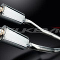 Delkevic 9" Stainless Slip On Mufflers - Kawasaki ZX-14 Ninja 2008-2011 Exhaust
