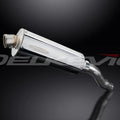 Delkevic 14” Stainless Slip On Muffler - Kawasaki Ninja 300 2013-2017 Exhaust