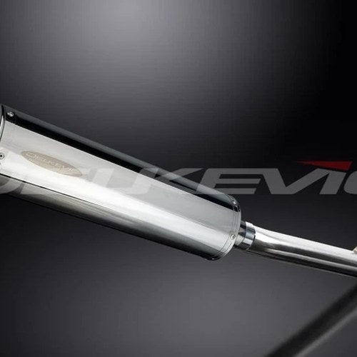 Delkevic 18" Stainless Slip On Muffler - Kawasaki Ninja ZX-9R 2002-2003 Exhaust