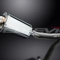 Delkevic 9" Stainless Oval Muffler - Suzuki GS500 E/F 1989-2009 Exhaust