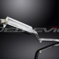 Delkevic 14" Stainless Oval Slip On Muffler - Suzuki DR-Z400SM 2000-2022 Exhaust