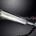 Delkevic 18" Stainless Oval Slip On Muffler - Suzuki GSX-R1000 2003-2004 Exhaust