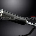 Delkevic 18" Carbon Oval Slip On Muffler - Suzuki GSX-R1000 2003-2004 Exhaust