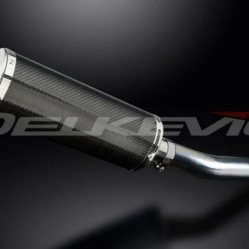 Delkevic 14" Carbon Oval Muffler - Yamaha FZ1 FZS1000 2006-2014 Exhaust