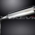 Delkevic 18" Stainless Slip On Muffler - Yamaha XTZ1200 Super Tenere 2012-2021