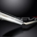 Delkevic 18" Stainless Oval Slip On Muffler - Yamaha YZF-R1 2002-2003 Exhaust