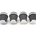 Chrome Air Filter Pod - 42mm - Set of 4 - Honda CB650 1979-1980 Z1 KZ1000 KZ900