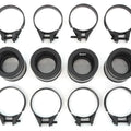 Intake Insulator Set With Clamps - Honda CB500K CB550 Four Manifold Rubber Boots