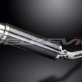 Delkevic 14" Carbon Fiber Round Muffler Yamaha YZF600R Thundercat 95-07 Exhaust