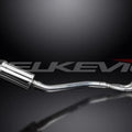 Delkevic Full 2-1 Exhaust System 9" Stainless Oval Muffler - Yamaha TDM850 91-01