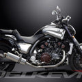 Delkevic 14" Stainless Oval Slip-On Mufflers - Yamaha V-MAX 1700 - 09-19 Exhaust