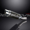 Delkevic 8" Carbon Fiber Round Muffler Triumph Street Triple 675 - 13-16 Exhaust