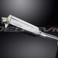 Delkevic 14" Stainless Oval Muffler - Triumph Tiger 800 XC XR - 11-19 Exhaust